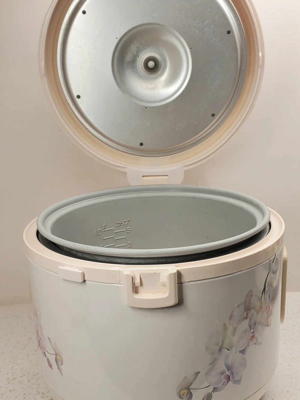 Zojirushi White Floral Rice Cooker - White